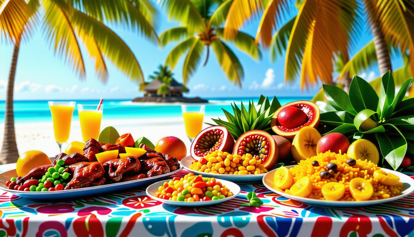 découvrez les délices envoûtants de la cuisine caribéenne ! plongez dans une aventure gustative unique, où les épices vibrantes et les ingrédients frais se rencontrent pour créer des plats exotiques qui éveillent vos papilles. éveillez votre enthousiasme culinaire avec nos recettes authentiques et laissez-vous transporter par les saveurs ensoleillées des îles.
