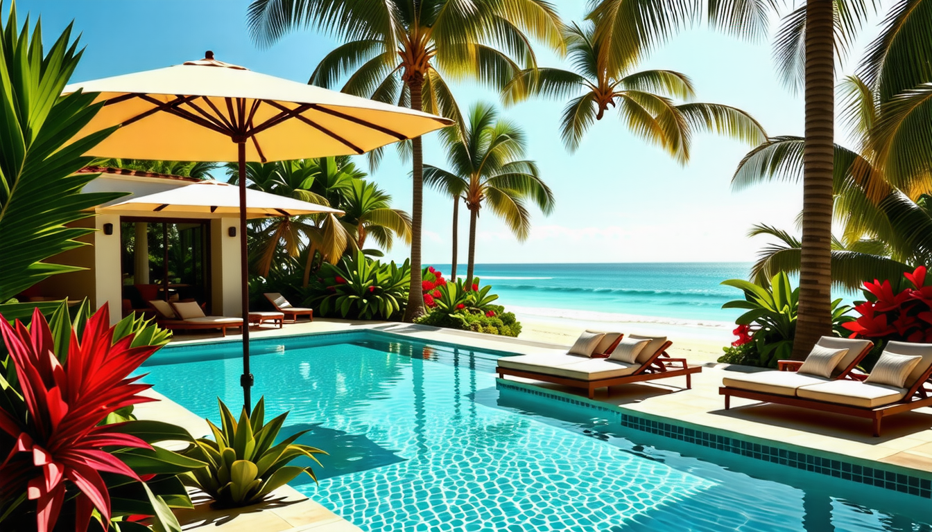 découvrez l'univers des piscines intégrées, un véritable sanctuaire de détente où le bleu des caraïbes s'invite chez vous. transformez votre espace extérieur en un havre de paix et de fraîcheur, idéal pour des moments inoubliables en famille ou entre amis.