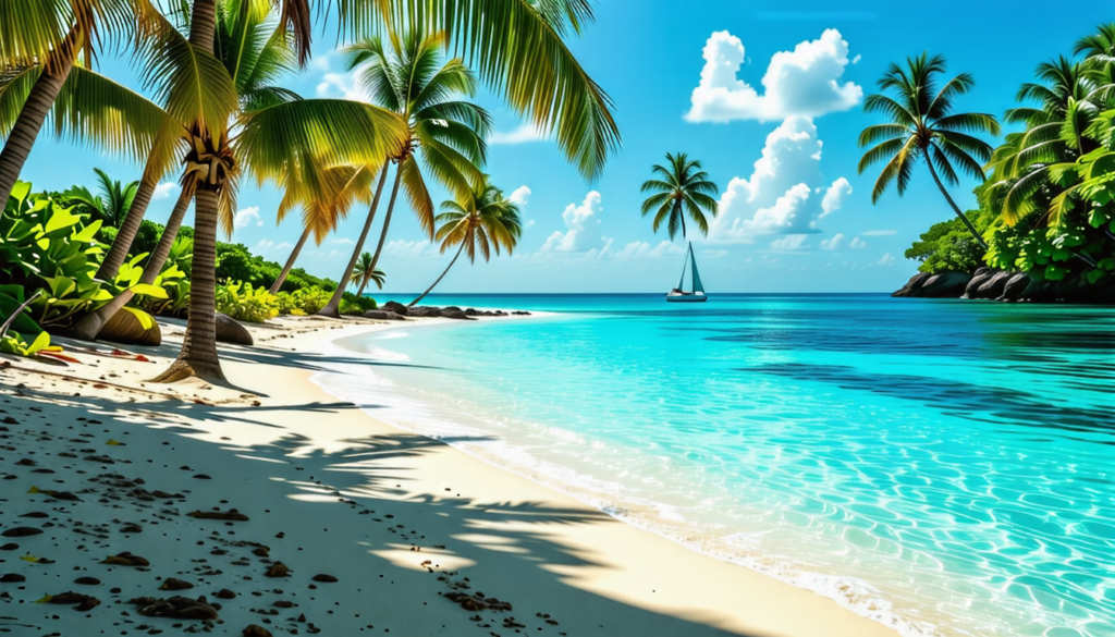 découvrez la beauté envoûtante du magnifique bleu des caraïbes, une palette de couleurs éclatantes et un paysage de rêve qui invite à l'évasion. plongez dans des eaux cristallines, découvrez des plages de sable fin et laissez-vous séduire par la richesse des récifs coralliens. un voyage inoubliable vous attend!
